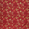 Faux Silk, Embroidery Faux Silk - Maroon [G9809]